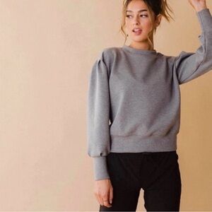 Albion Fit NEO Gray Crewneck Sweatshirt
